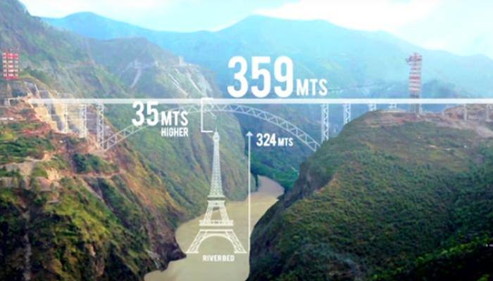 WATCH: Taller than Eiffel Tower, this railway bridge is coming up in Jammu and Kashmir 