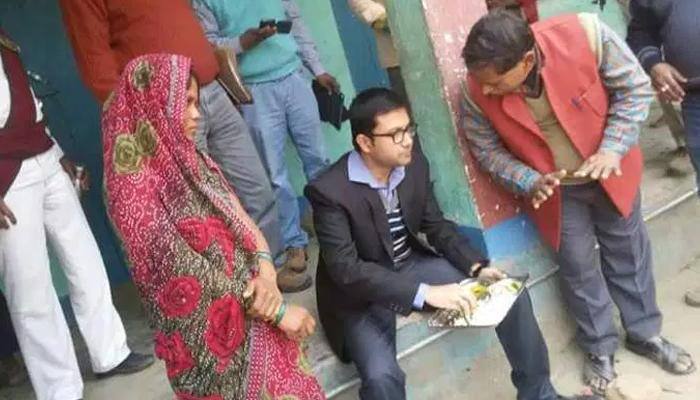 DM eats mid-day meal at Bihar school and helps widow get her job back
