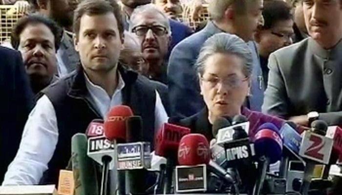 Sonia, Rahul Gandhi attack PM Modi after getting bail in National Herald case 
