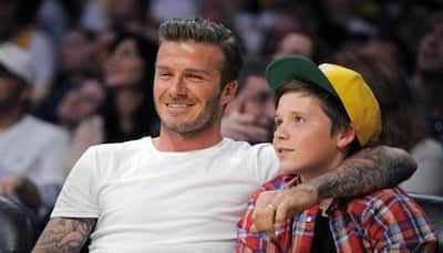 David Beckham's Instagram rivalry with son Brooklyn