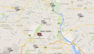 Air Pollution: Tuesday's Real-time Air Quality Index Visual Map in Delhi