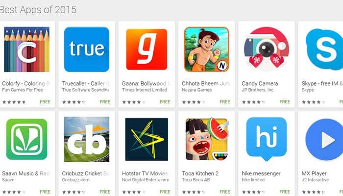 Top 10 Android apps in 2015