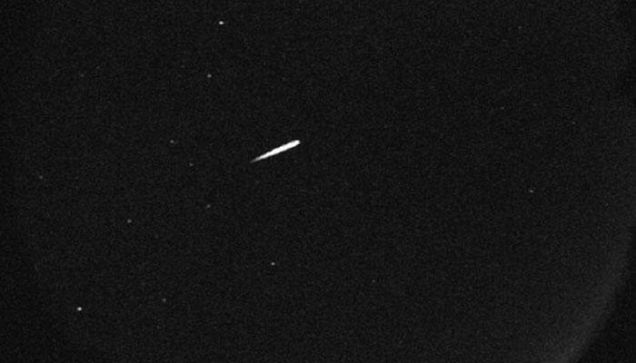 NASA releases footage showing meteor rushing towards Earth at 29,000mph