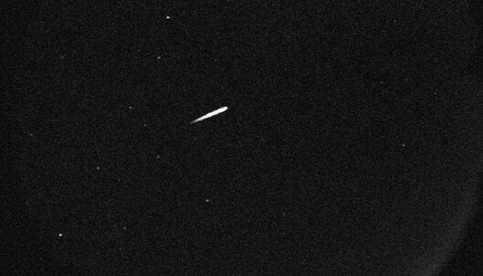 NASA releases footage showing meteor rushing towards Earth at 29,000mph