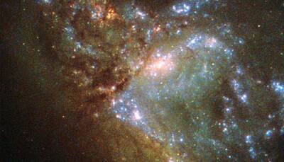 See pic: Hubble views two galaxies merging