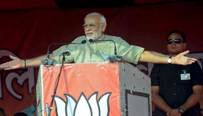 At 'Jan Sabha', PM Modi attacks Congress for stalling nation's progress by stalling Parliament