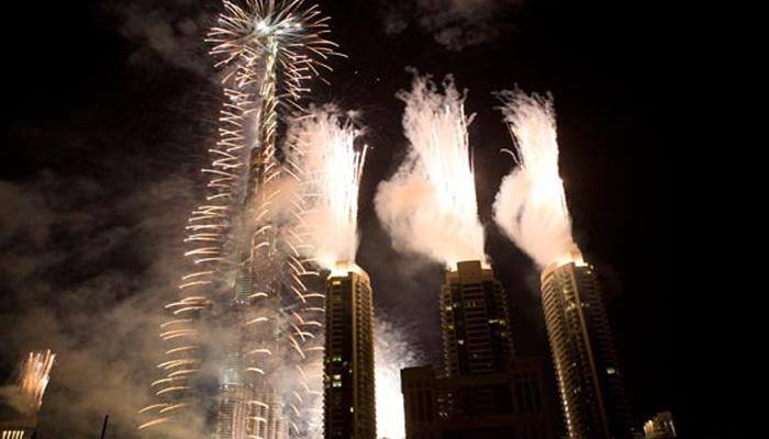 Huge fire erupts at Dubai Burj Khalifa hotel, at least 14 injured