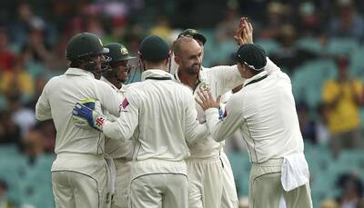 3rd Test, Day 1: Nathan Lyon spins Australia into strong position over Windies