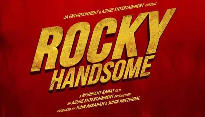 Check out: 'Rocky Handsome' logo poster!
