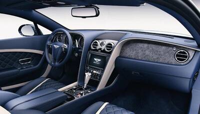 Wow! Bentley cars to Bentley come with stone interior veneers