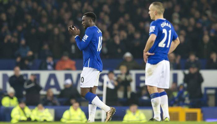 2nd semi-final, 1st leg: Romelu Lukaku gives Everton 1-0 advantage over Man City in League Cup