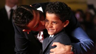 WATCH: Touching video of Cristiano Ronaldo teaching free-kicks tricks to son