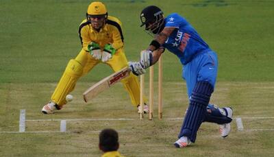 Virat Kohli warns Aussies with superb 74 in warm-up match