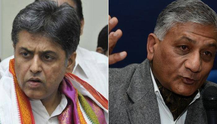 Manish Tewari rakes up 2012 troop movement row, says &#039;story correct&#039;; VK Singh calls Congress leader &#039;jobless&#039;