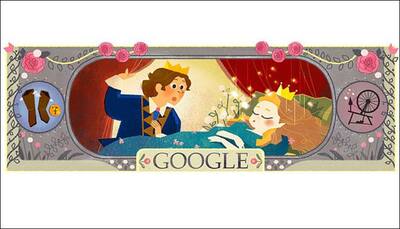 Google celebrates Charles Perrault's 388th birthday with a dreamy doodle!