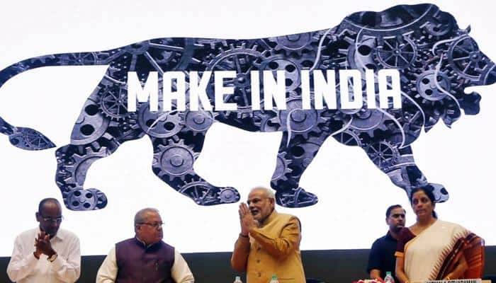 Ironic! &#039;Make in India&#039; logo made by a foreign firm?