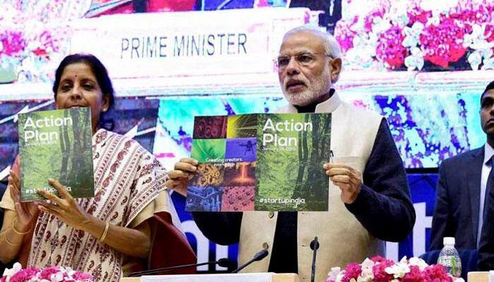 PM Modi unveils 'Start-up' initiative; announces 3-year tax holiday, Rs 10,000 crore fund