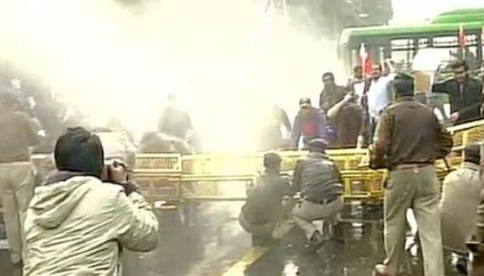 Dalit scholar suicide: Students protest outside HRD ministry in Delhi, cops use water cannon