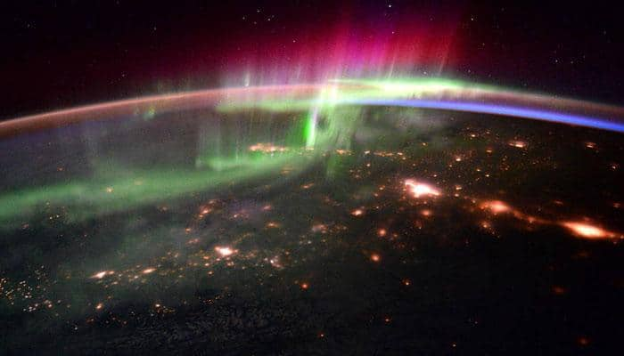 See pic – Stunning aurora and the Pacific Northwest as seen from ISS!