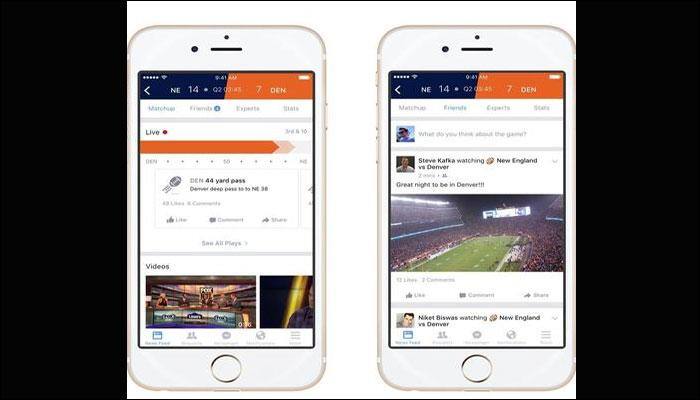 Now, enjoy sports in real time on Facebook