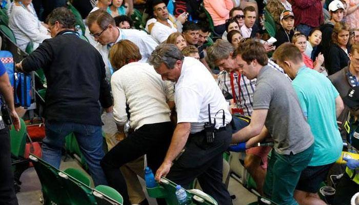 Andy Murray&#039;s father-in-law Nigel Sears collapses at Australian Open