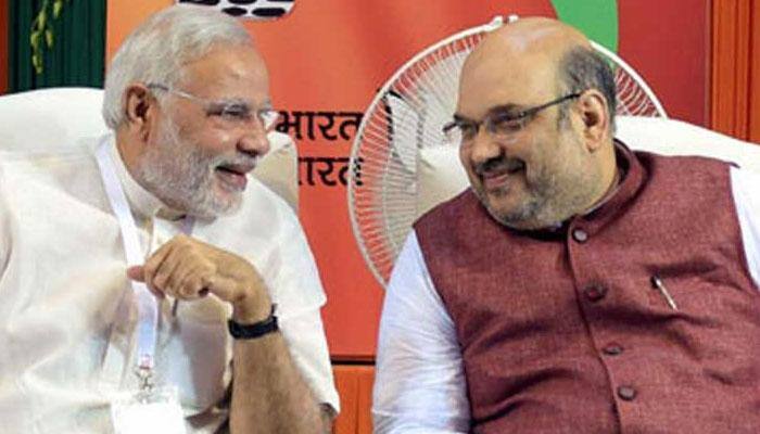 PM Modi congratulates Amit Shah on re-election as BJP chief