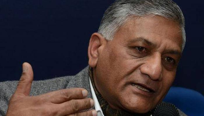 VK Singh slams social media users over video at Amit Shah's event, terms it 'mischief by presstitutes' 