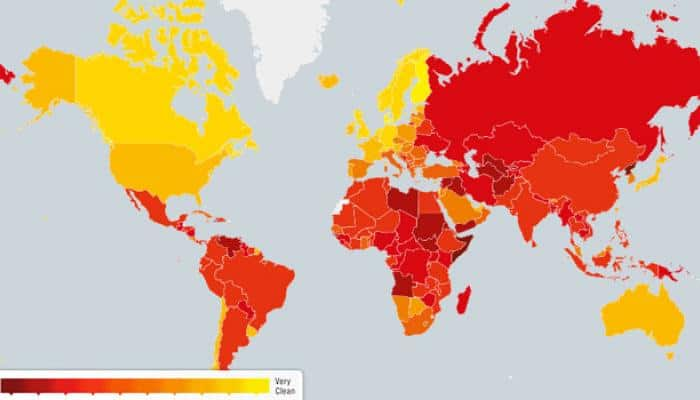 Must read: List of world&#039;s most and least corrupt countries 