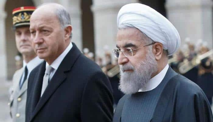 Iran&#039;s President Hassan Rouhani says no to lunch as Hollande refuses to remove wine from menu