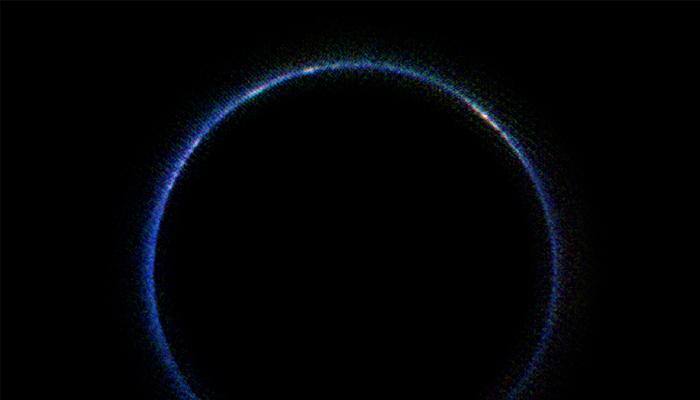 See pic: Pluto's blue atmosphere in infrared wavelength