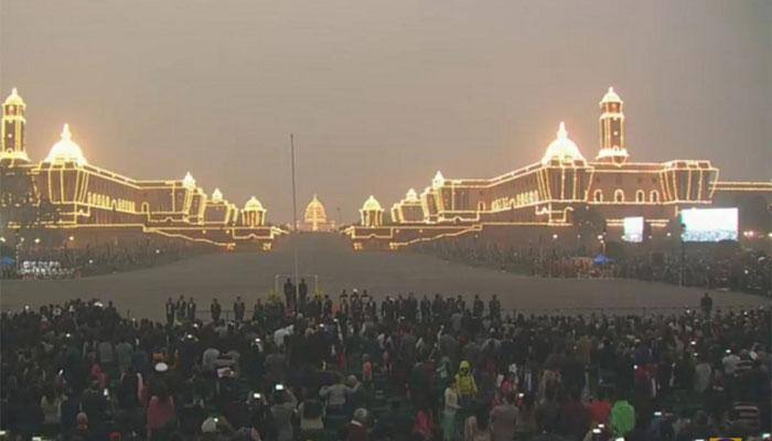Colourful Beating Retreat ceremony marks end of 67th Republic Day celebrations