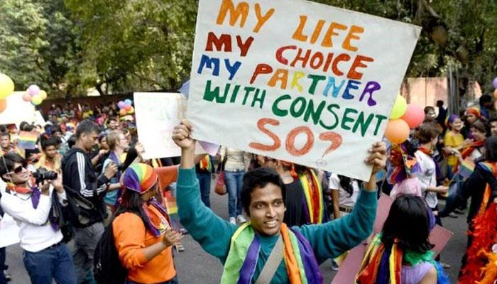 LGBT community celebrates as SC refers Section 377 to Constitution Bench LGBT community celebrates as SC refers Section 377 to Constitution Bench