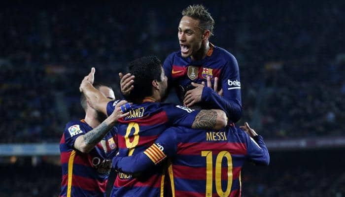 Barcelona crush Gary Neville`s Valencia 7-0 in Copa del Rey after Suarez, Lionel Messi&#039;s hat-tricks