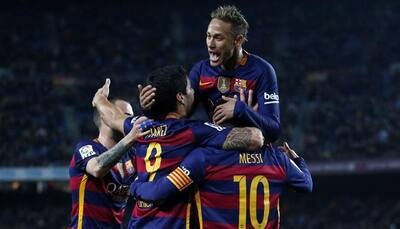 Barcelona crush Gary Neville`s Valencia 7-0 in Copa del Rey after Suarez, Lionel Messi's hat-tricks