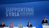 Billions pledged for Syria as tens of thousands flee bombardments