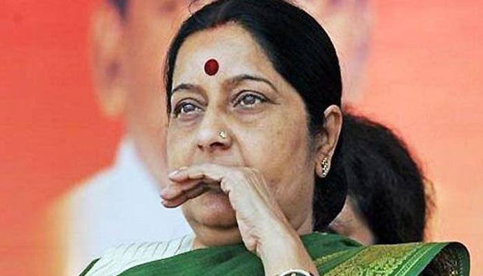 Sushma Swaraj leaves for two-day visit to Sri Lanka