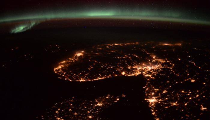 Check out: Stunning image of Denmark, Norway &amp; Sweden under aurora from space!