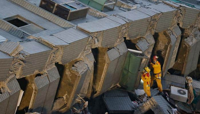 Rescuers race to save over 100 buried after Taiwan earthquake