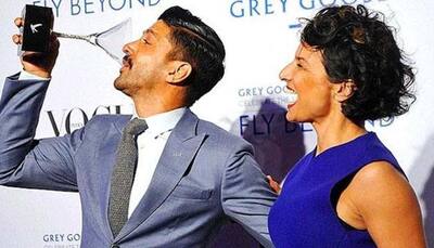 Farhan Akhtar still prefers Adhuna's salon for styling?