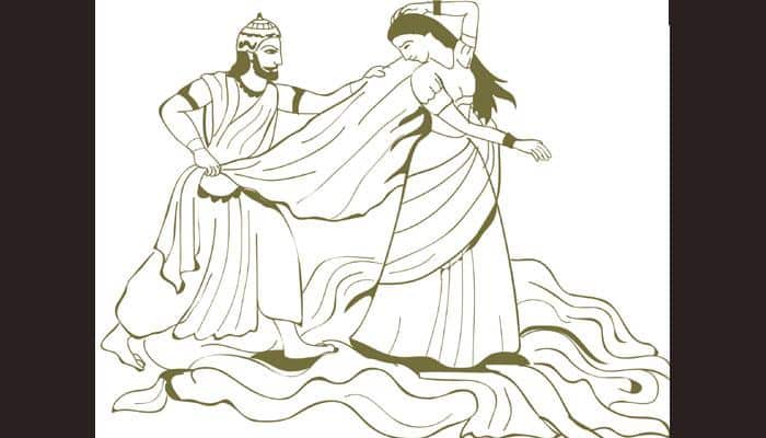 Why Draupadi laughed at Bhishma as he lay wounded on deathbed