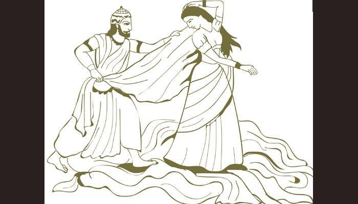 Why Draupadi laughed at Bhishma as he lay wounded on deathbed