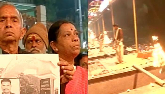 Special prayers offered for Lance Naik Hanumanthappa at Ganga Ghat in Varanasi – Watch video