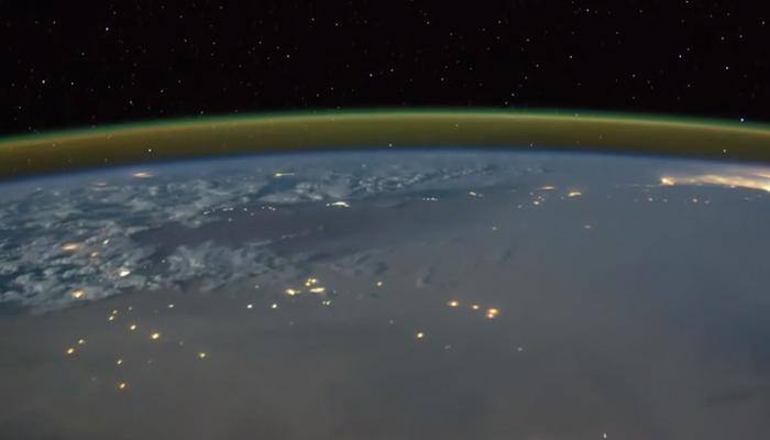 Tim Peake's amazing footage shows lightning striking Earth - Watch
