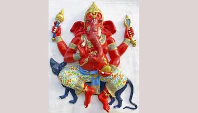 Does Ganesha really ride a mouse?