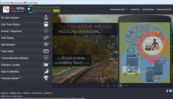 Wow! App for medical emergencies during train journey