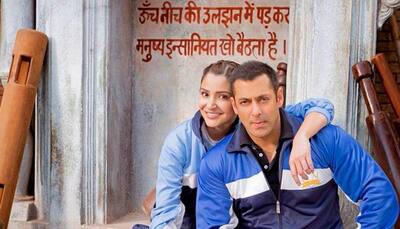 You will love this! Robust Salman Khan freezes frame with Anushka Sharma for 'Sultan'-- See pic