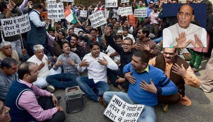Rajnath says JNU's Afzal Guru event had Hafiz Saeed's 'support'; share proof, demands opposition