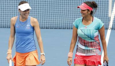 Sania Mirza, Martina Hingis win 13th title, extend winning streak to 40