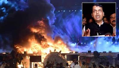 Fire at 'Make In India Week' event: Fadnavis orders probe, PM Modi extends support