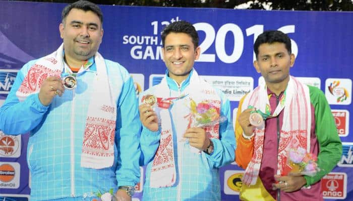 &#039;Gold-finger&#039; Chain Singh stars as India continues to lord at 12th South Asian Games